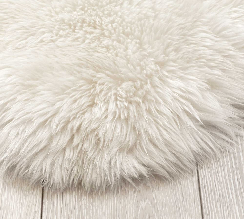 Double-Pelt Sheepskin Rug | Pottery Barn (US)