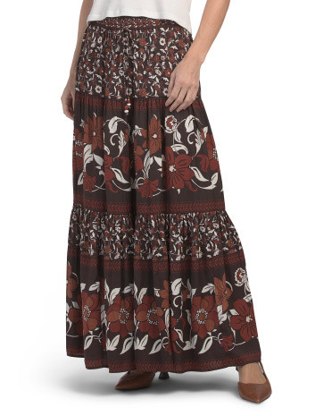 Pull On Repeat Maxi Skirt | TJ Maxx