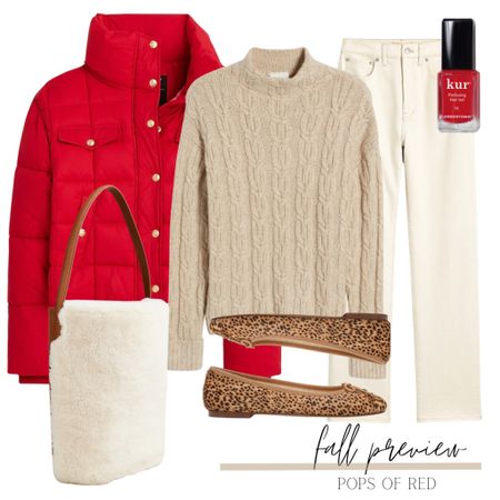 Fall outfit
Red outfit
Sherpa bag
Shearling bag

#LTKSeasonal #LTKover40