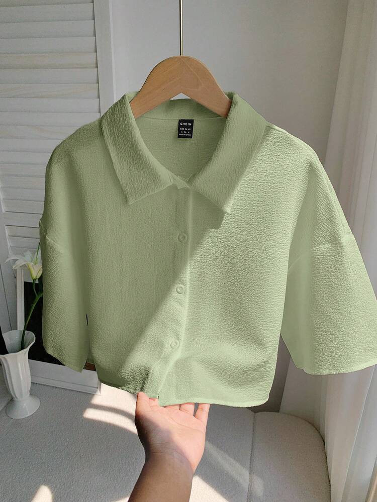 Green Top | SHEIN