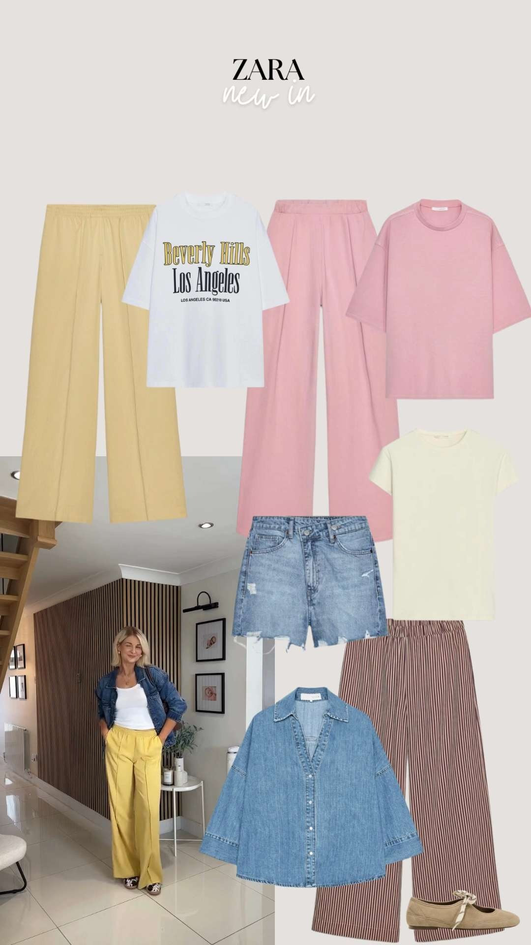 Zara New In! 💗

Zara, Summer Style, Summer Outfit Inspiration, Butter Yellow Trousers, T-Shirt, Pink Jogger Coord Set, Denim Shirt, Butter Yellow Tee, Striped Trousers 

 

#LTKsummer #LTKuk #LTKautumn