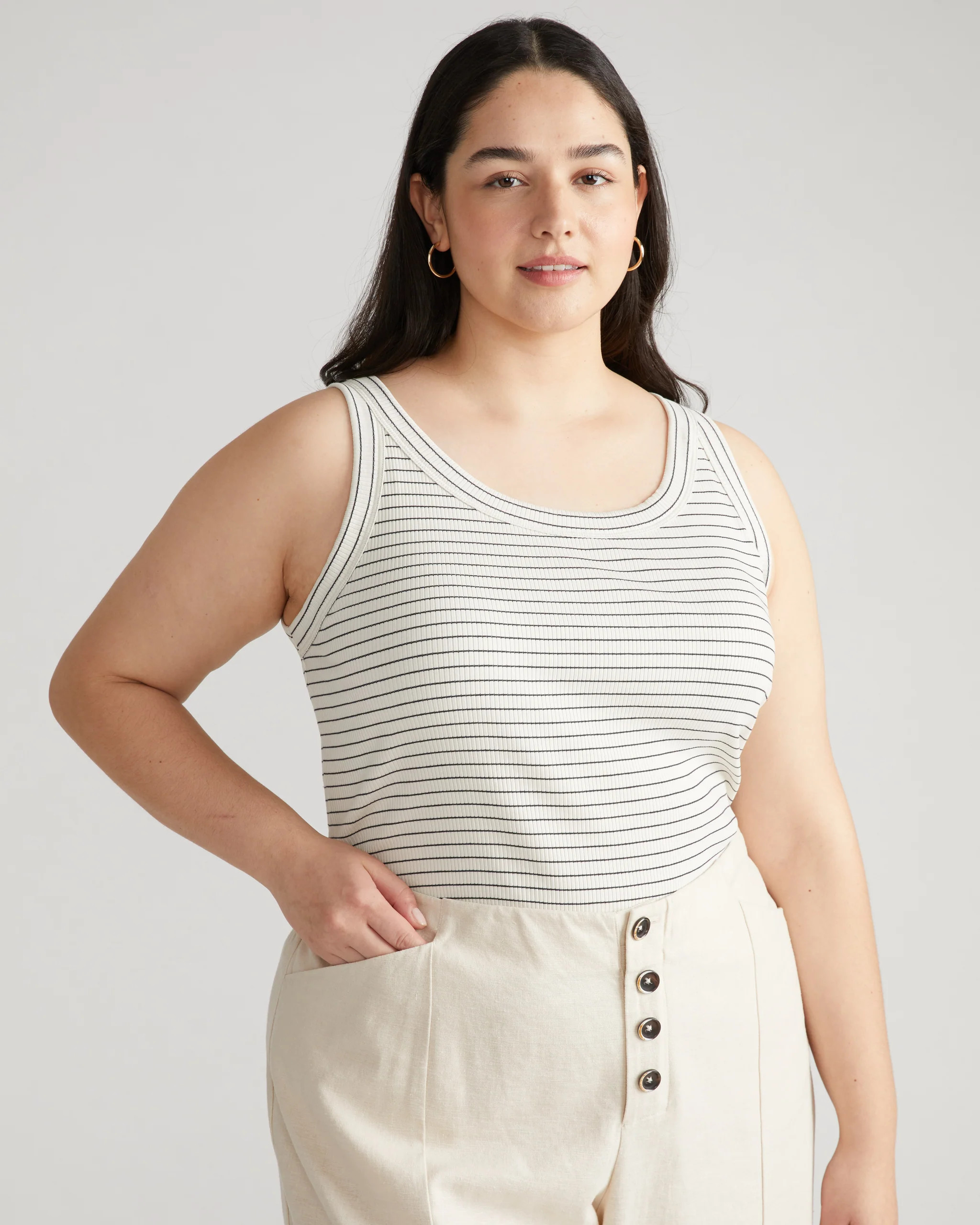 Roitfeld Ribbed Tank | Universal Standard