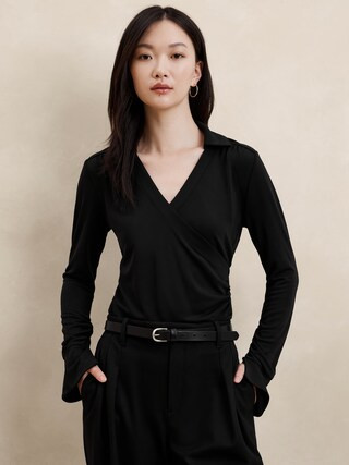 Wrap Top | Banana Republic Factory