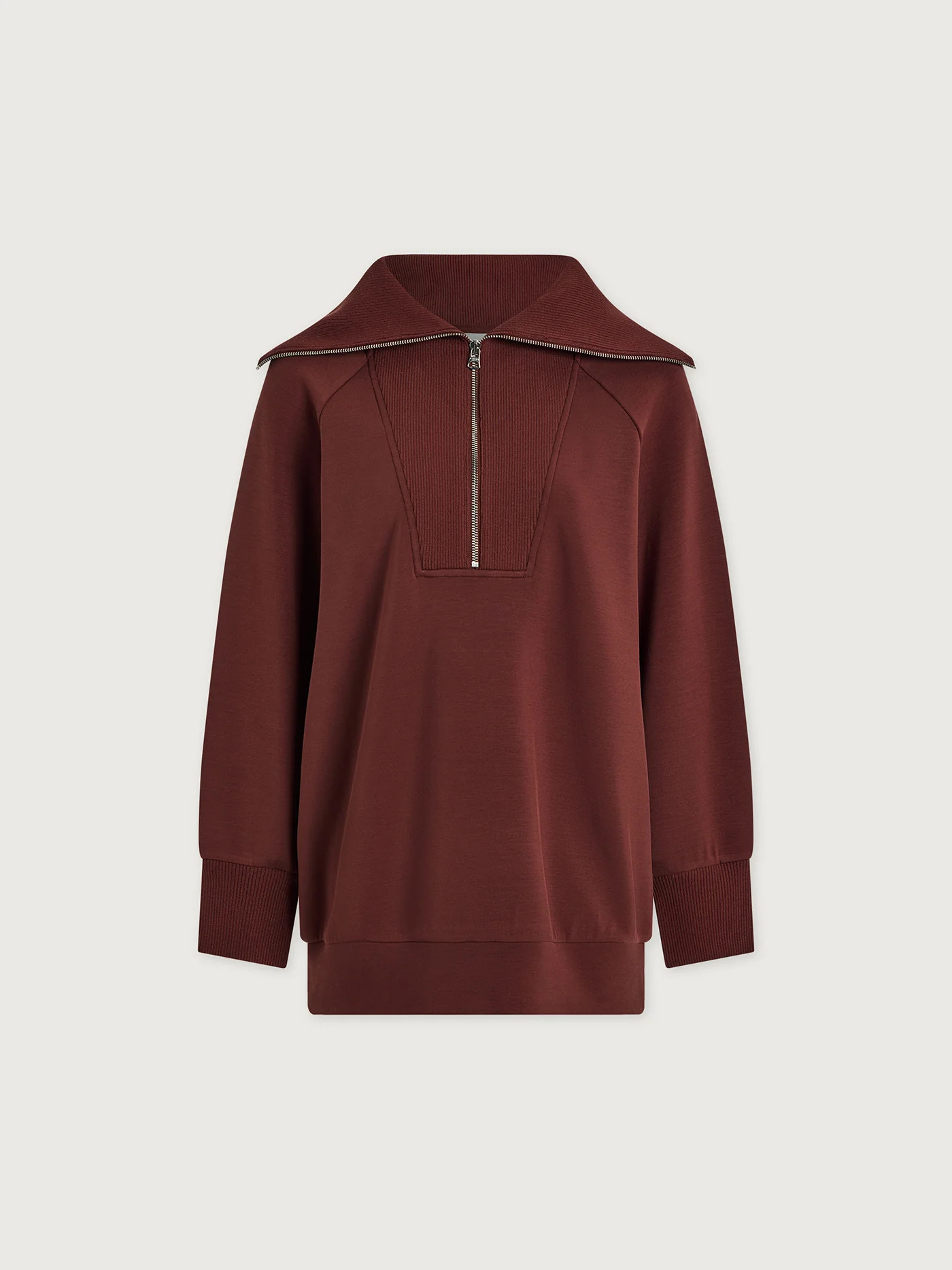 Xina Half Zip Longline Sweat | Varley UK | Varley UK