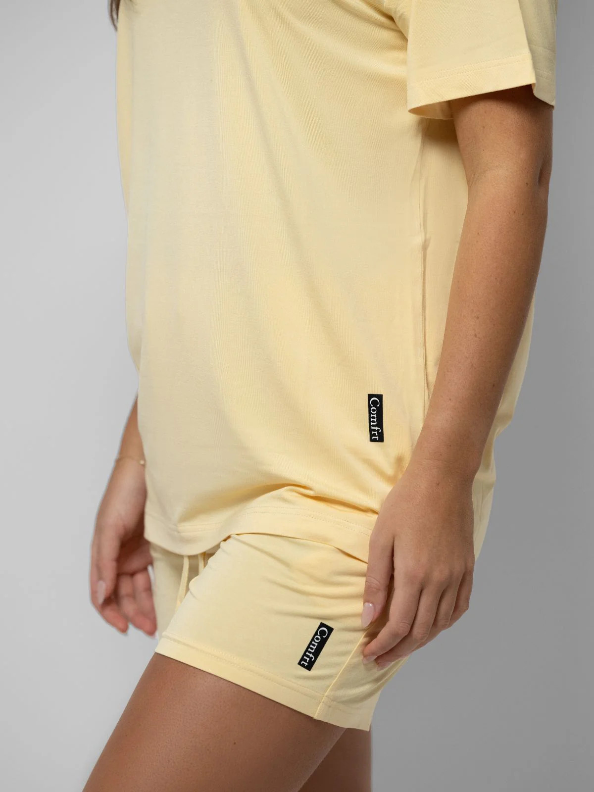 Comfrt Cloud Lounge Shorts | Canary | Yellow | Oversized | L | Large | Comfrt