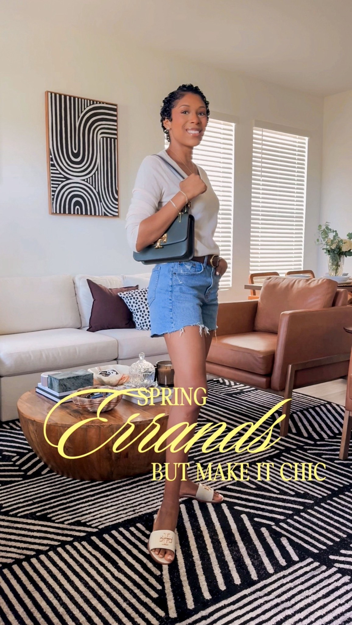 Spring errands, but make it chic 🤍
 dad shorts styled with a soft cashmere layer, comfortable slides, and a timeless everyday bag — effortless, elevated, and perfect for spring days on the go.

Save this for spring outfit inspiration ✨



#LTKSeasonal #LTKSaleAlert #LTKootd