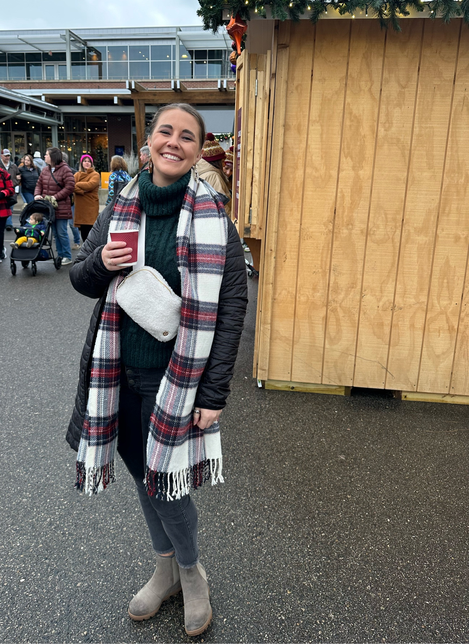 Showcasing some holiday accessories while strolling the christkindle Christmas

#LTKmidsize #LTKSeasonal #LTKHoliday