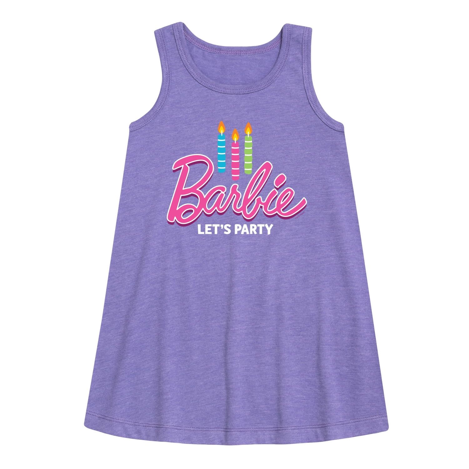 Barbie - Let's Party - Toddler and Youth Girls A-line Dress - Walmart.com | Walmart (US)