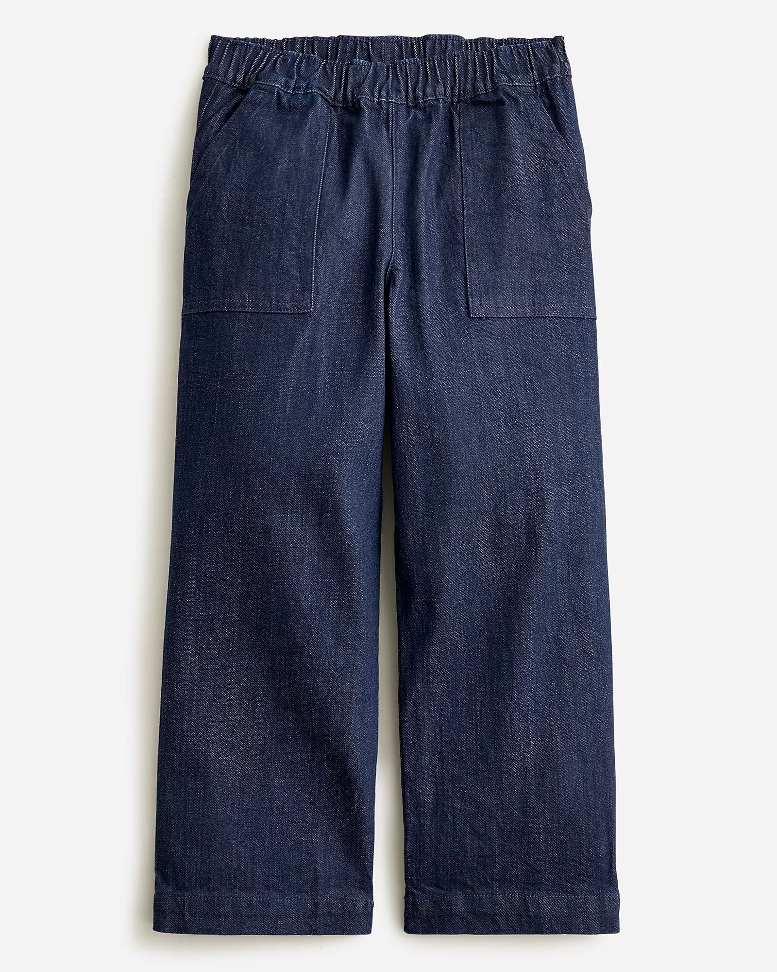 Girls' pull-on wide-leg jean | J.Crew US