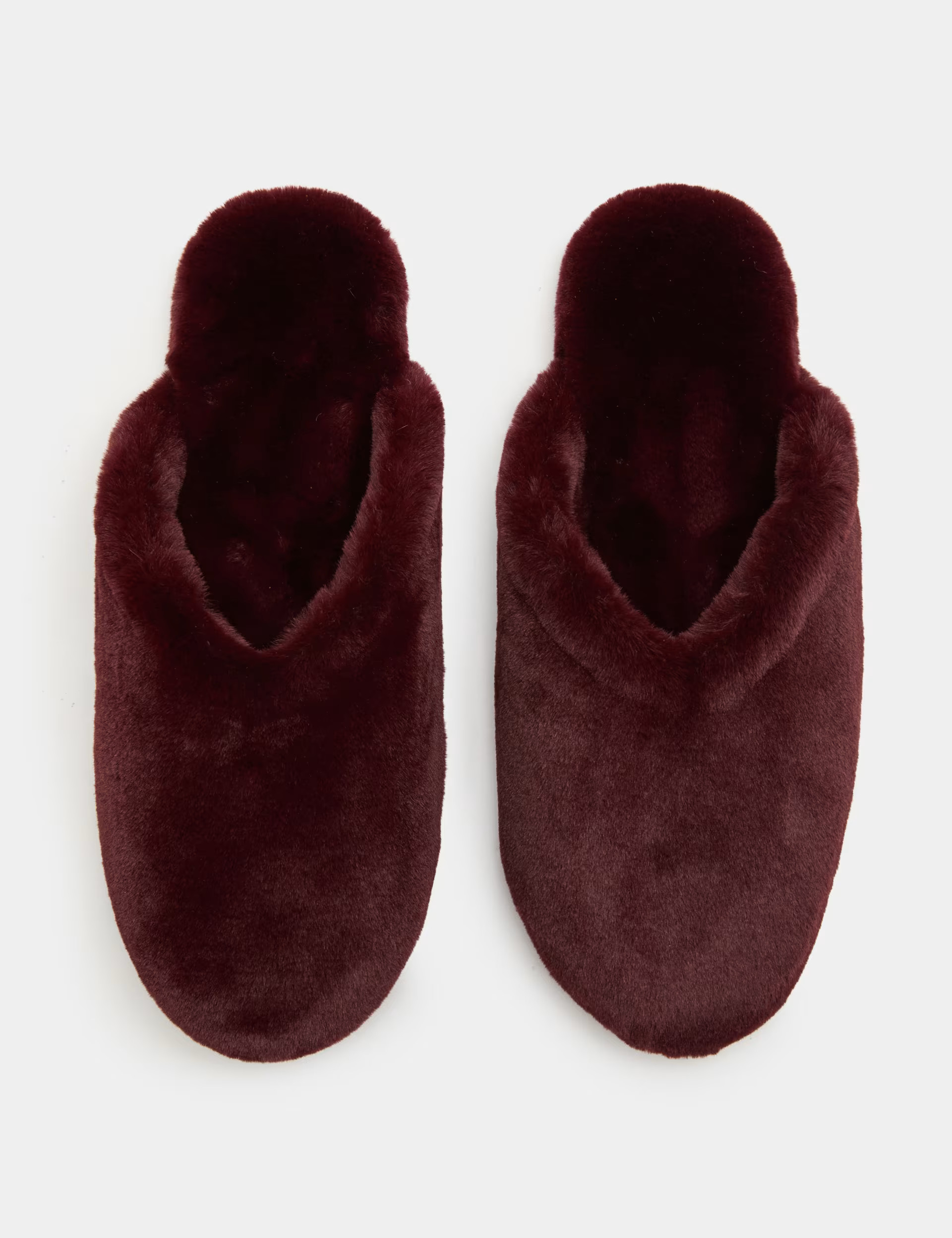 Faux Fur Round Toe Mule Slippers | Marks & Spencer (UK)