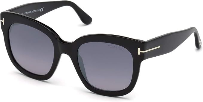 Tom Ford FT0613 Beatrix-02 Geometric Sunglasses for Women + BUNDLE with Designer iWear Eyewear Ca... | Amazon (US)