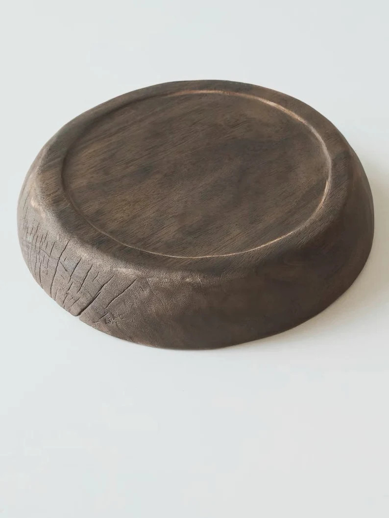 Presley Artisanal Handcrafted Wood Bowl Natural Beauty for Home Decor, Distressed Finish, Rustic ... | Etsy (US)