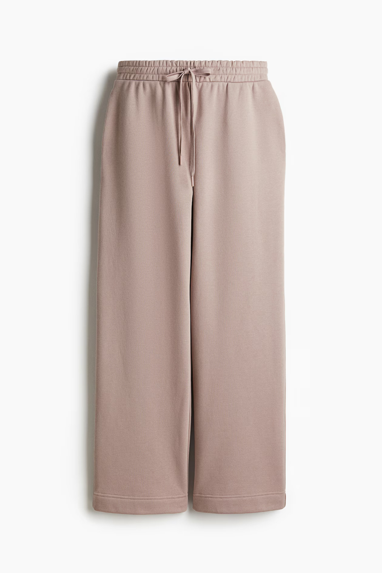 Wide sweatpants - Dusty pink - Ladies | H&M GB | H&M (UK, MY, IN, SG, PH, TW, HK)