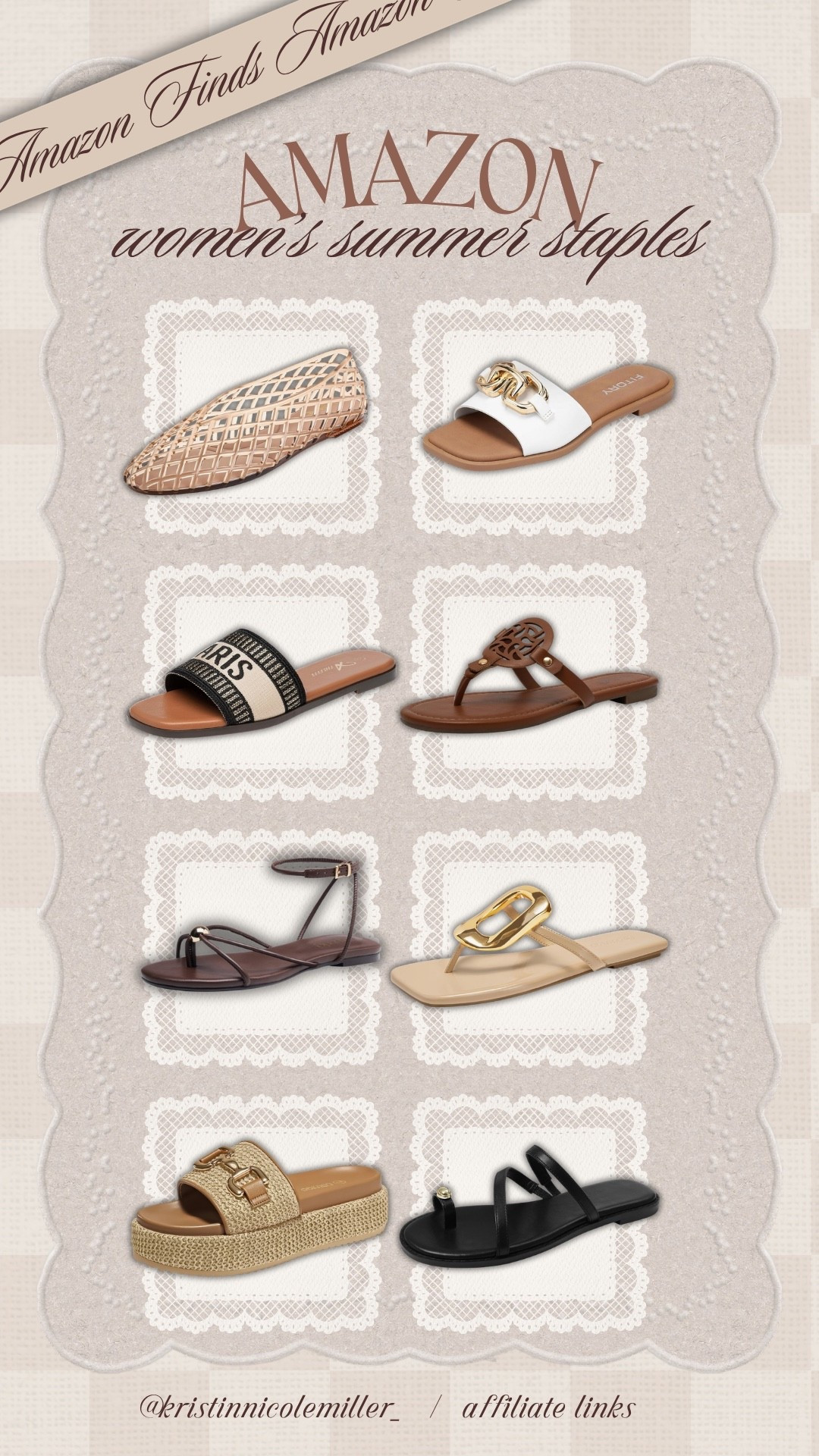 Rounded up some of the cutest shoe staples for summer 🌞 

Seasonal shoes footwear accessories Amazon mom favorite comfortable neutral look for less dupe doop

#LTKSeasonal #LTKmomlife #LTKootd
