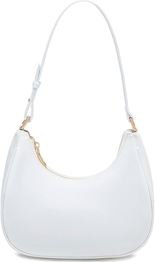 Crescent Shoulder Bags for Women Cute Hobo Tote Handbag Under the Arm Purses Mini Clutch Purse wi... | Amazon (US)