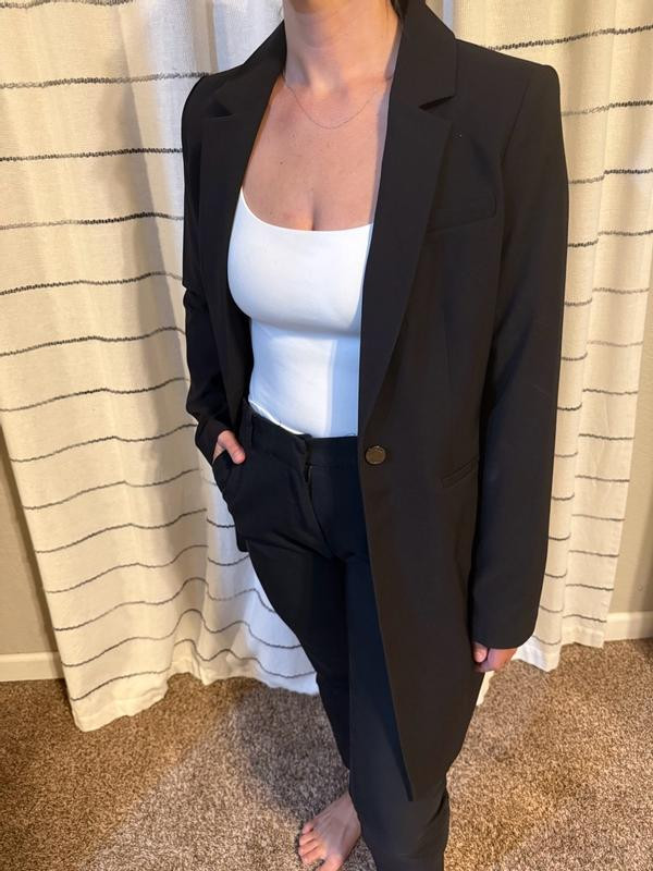 Women's Single-Button Long-Sleeve Blazer | Macy's