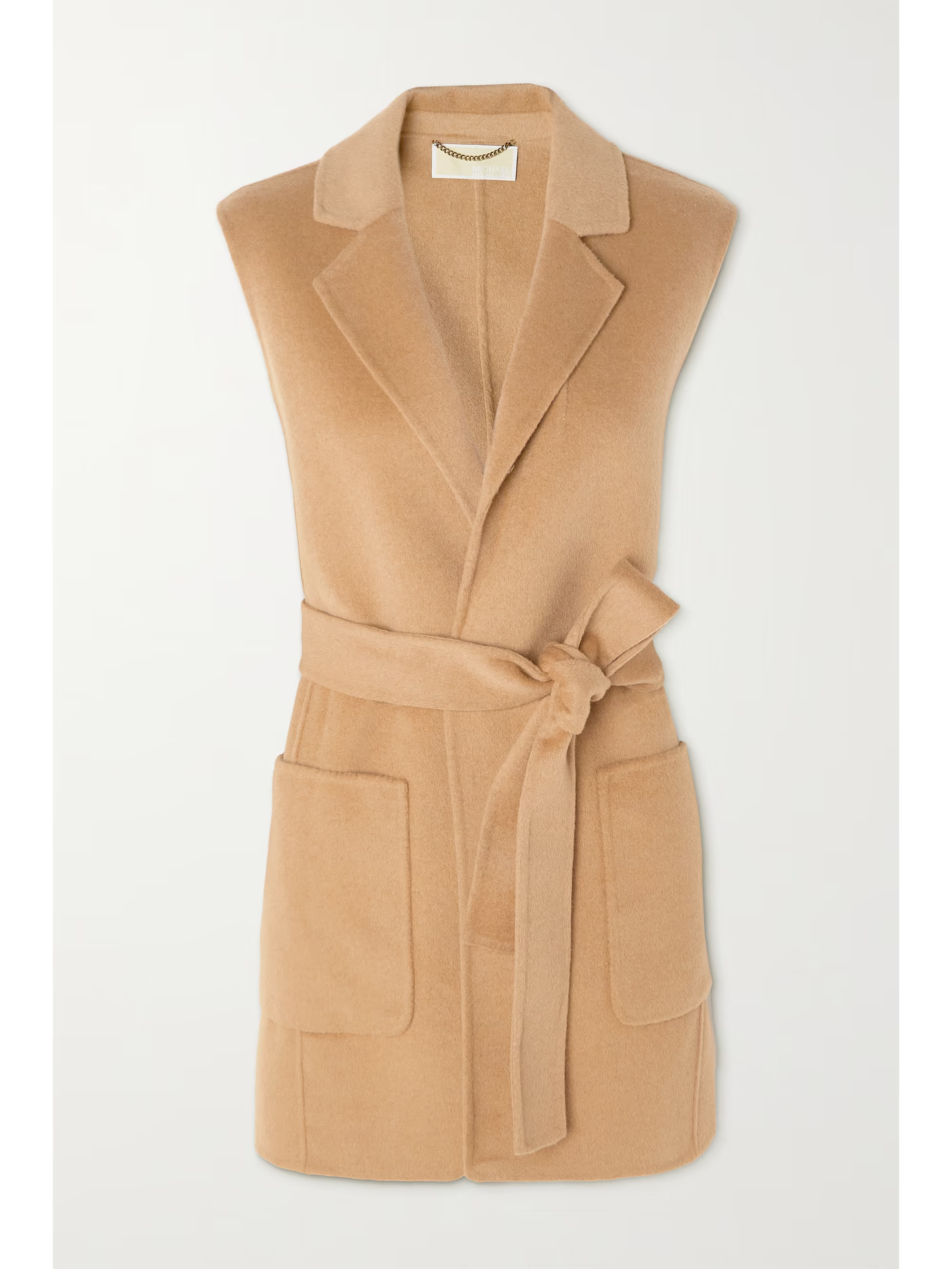 Belted wool-blend felt vest | NET-A-PORTER (UK & EU)