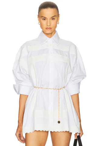 The Summer Overshirt With Vintage Swiss Embroidery
                    
                    Helsa | Revolve Clothing (Global)