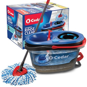 O-Cedar RinseClean Spin Mop With Bucket | Lowe's