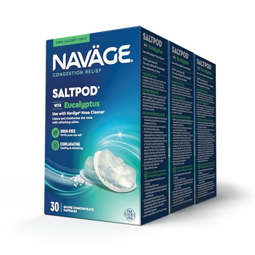 Navage Eucalyptus SaltPod Bundle: 3 Eucalyptus SaltPod Capsule 30-Packs (90 SaltPods) | Amazon (US)