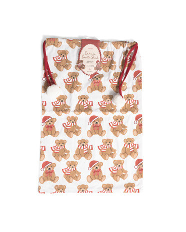 20x30 Needlepoint Teddy Gift Sack | TJ Maxx