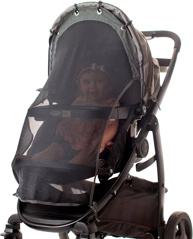 Sun Shade for Strollers (Large Original). Universal Adjustable SPF 30+ Sunshade with See Through.... | Amazon (US)
