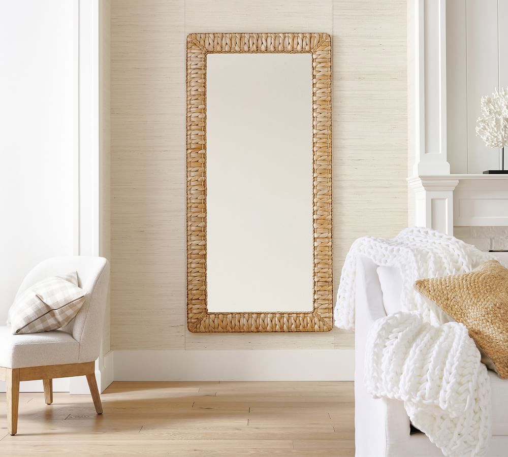 Mallorca Handwoven Seagrass Mirror | Pottery Barn (US)