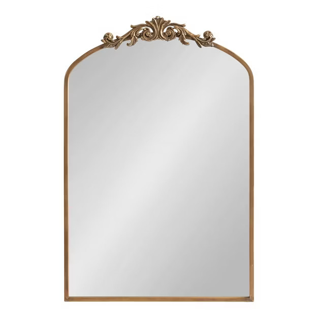 Arendahl Traditional Arch Decorative Wall Mirror Gold - Kate & Laurel All Things Decor | Target