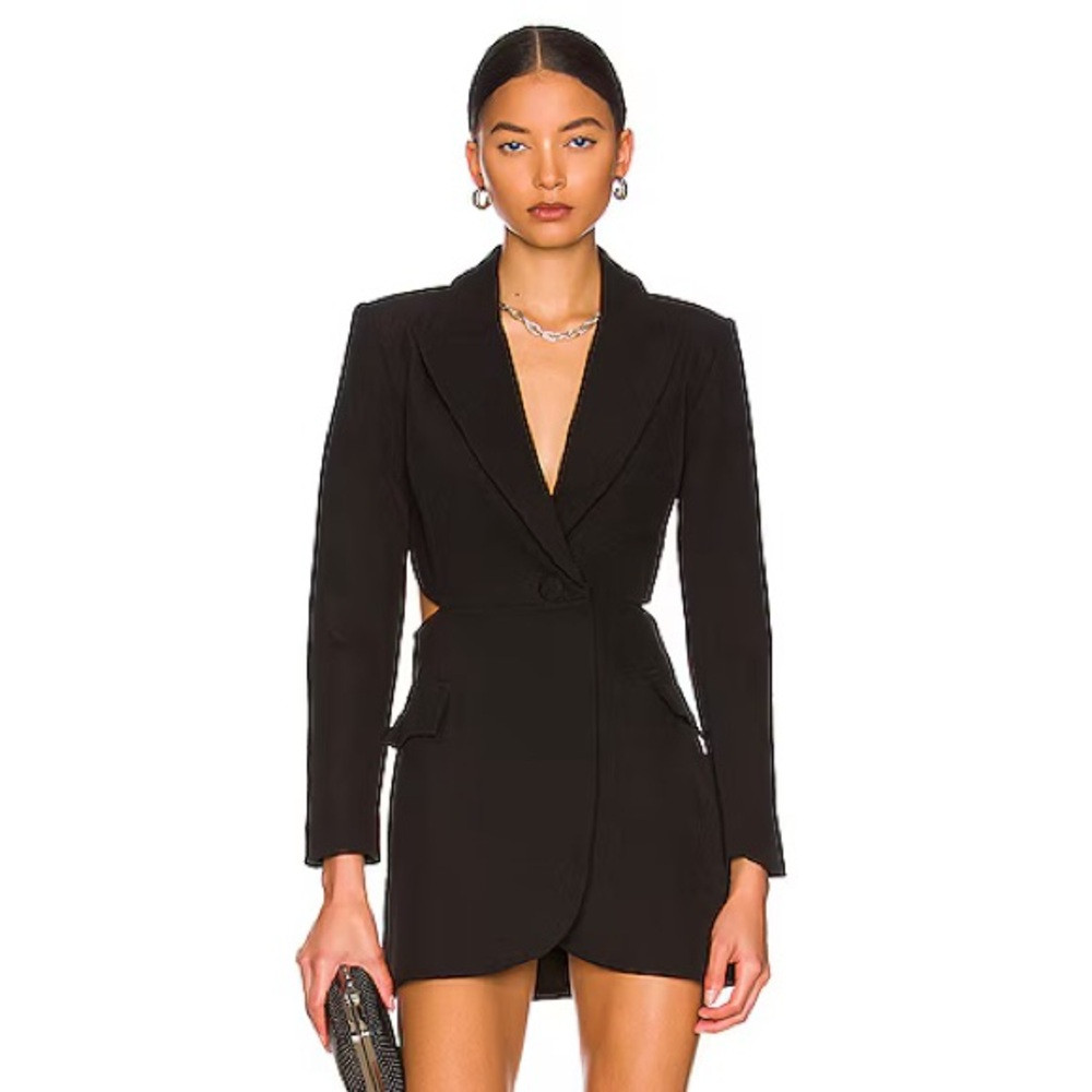 Revolve NBD Domino Black Blazer Dress | Poshmark