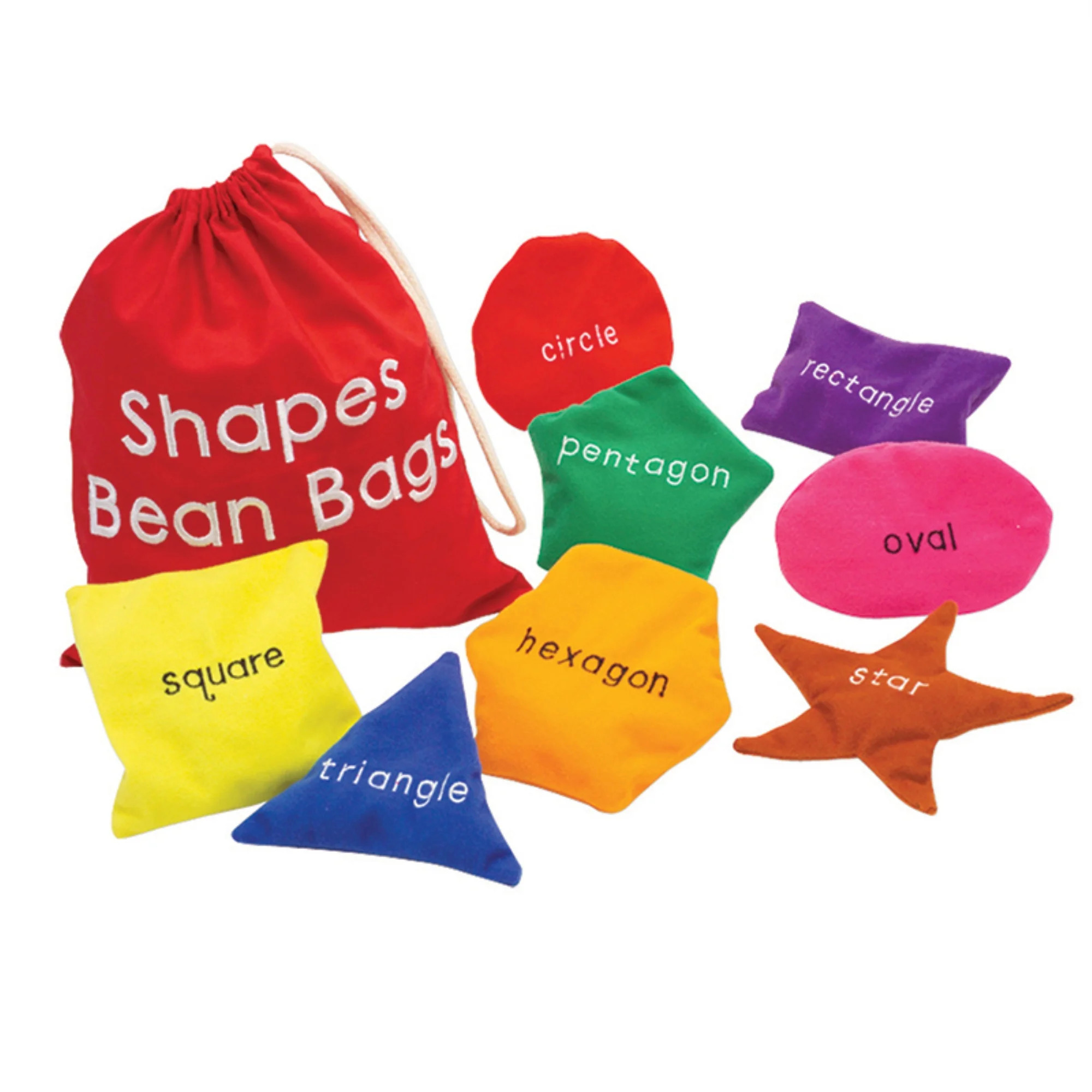 Educational Insights Shapes Bean Bags Set of 8, Toddler Learning Toys, Preschool Toys, Sensory To... | Walmart (US)