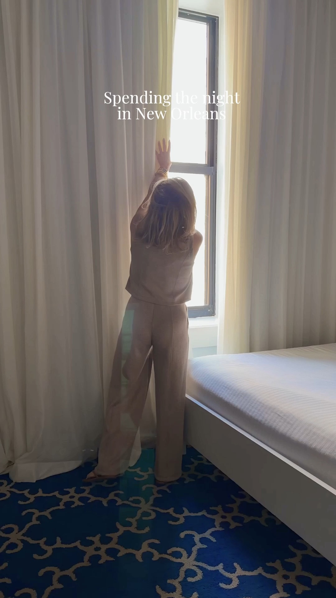 Spending the night in New Orleans and wearing my comfiest jumpsuit. It’s my go-to piece for traveling. 👌🏻
@Spanx 

Travel outfits, fall outfits women over 50, sleeveless jumpsuit, loungewear

#LTKdayinmylife #LTKootd #LTKOver40