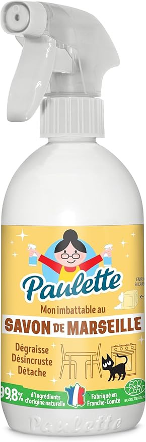 Paulette - Savon de Marseille - Dégraissant Ménager Surpuissant au Bicarbonate, Multi-Surfaces ... | Amazon (FR)