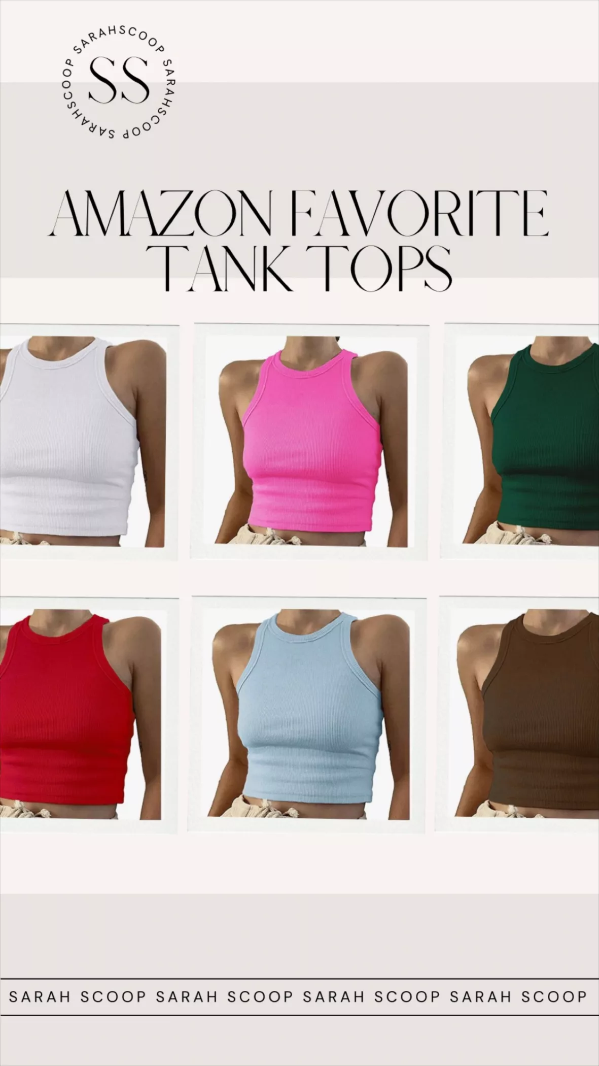 Hi Neck Tankwomen's Cotton Camisole Tank Top - Summer Sleeveless