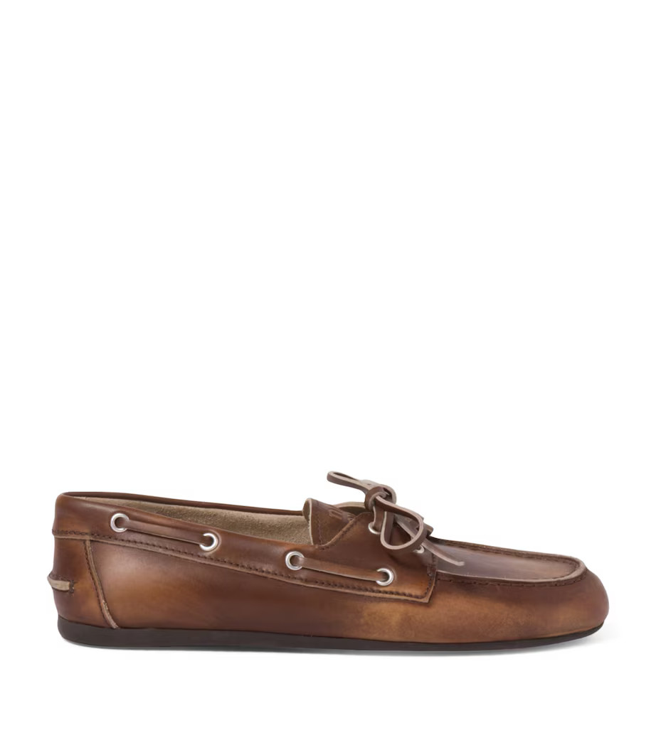 Bleached Leather Loafers | Harrods