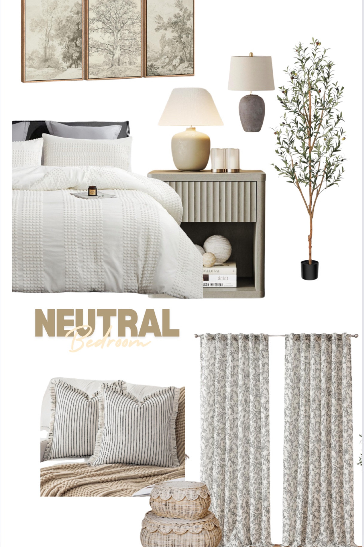 Create a serene and cozy retreat with neutral tones and simple elegance. 🛏️✨ #NeutralBedroom #CozyHome #BedroomInspo #MinimalistDecor #SereneSpaces

#LTKStyleTip #LTKSaleAlert #LTKHome
