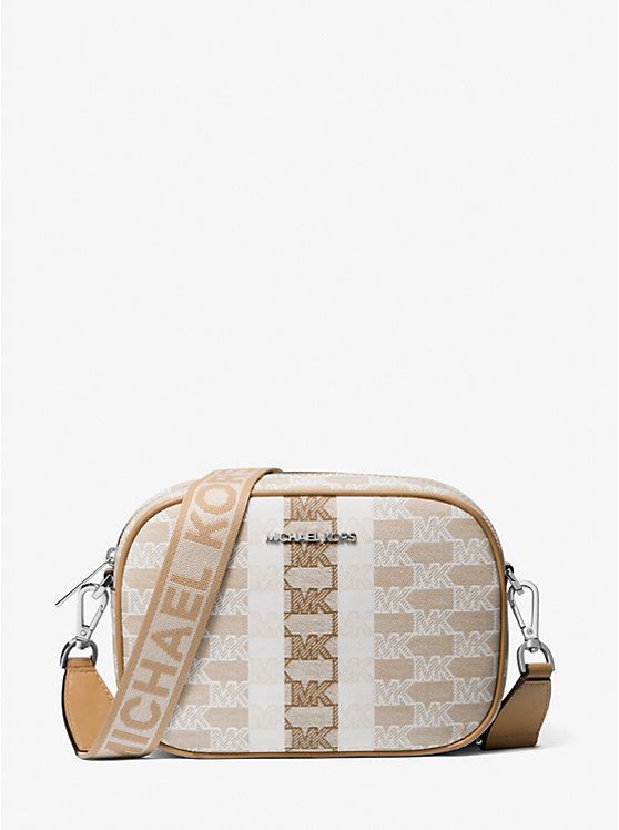 Jet Set Travel Medium Logo Stripe Crossbody Bag | Michael Kors US