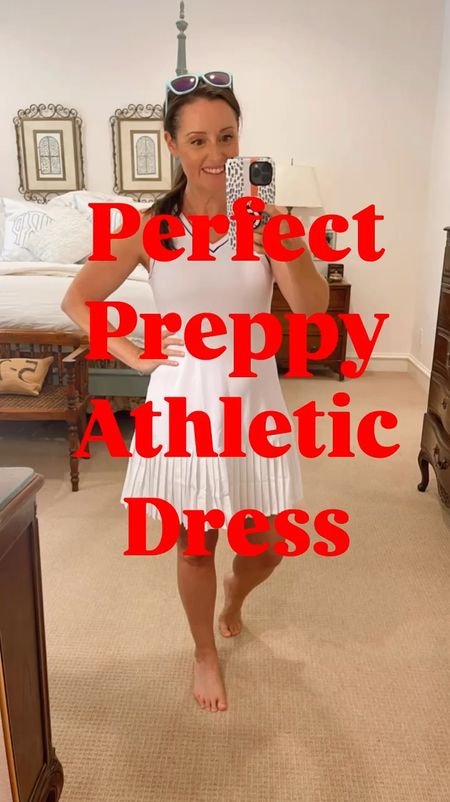 The PERFECT PREPPY #ATHLETICDRESS of the summer! Y’all!! It is $22 plus an extra 20% off! That red and blue tipping make it darling for the #4thofjuly , and it’s so lightweight that you are sure to be cool! Run!!🏃‍♀️ #amazon #amazonfashion #amazoninfluencer #amazoninfluencerprogram 

#LTKFindsUnder50 #LTKOver40 #LTKActive