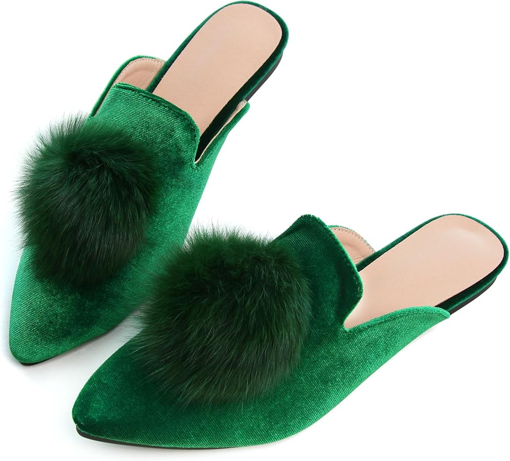 SAILING LU Womens Traveltime Mules Suede Slip on Clogs Summer Flat Slides | Amazon (US)