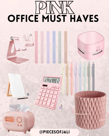 Pink office must haves 

#LTKSeasonal #LTKMostLoved #LTKGiftGuide