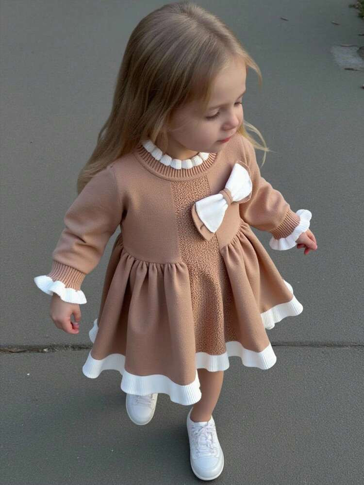 SHEIN Playful Pals Baby Girl Fashionable French Style Knitted Long Sleeve Sweater Dress, Autumn/Winter Baby Brown Dress Baby Girl Clothes Fall Apricot Baby Girls Beige Toddler Dress Vintage Style Puff Sleeve Baby Girl Clothes Spring Fall Toddler Girl Long Sleeve Dress Toddler Winter Dresses Baby Girl Clothes Spring Fall Baby Sweater Dress Baby Winter Dress Baby Girl Dress Baby Girl Long Sleeve Dress Baby Set Autumn Winter Season Toddler Winter Dresses Toddler Girl Long Sleeve Dress 1 Year Girl Dresses For 1 Year Girl Dresses Baby Girl Winter Dresses Autumn Winter Clothes Sweaters For Toddler Girls Baby Girl Jumper Baby Winter Dress Toddler Girl Winter Dress Baby Girl Long Sleeve Dress Beige Dress Toddler Baby Girl Clothes Lettuce Trim Apricot Baby Girls Vintage Style Baby Girls Knitted Dress Apricot Baby Girls Vintage Style Puff Sleeve Baby Thanksgiving Dress | SHEIN