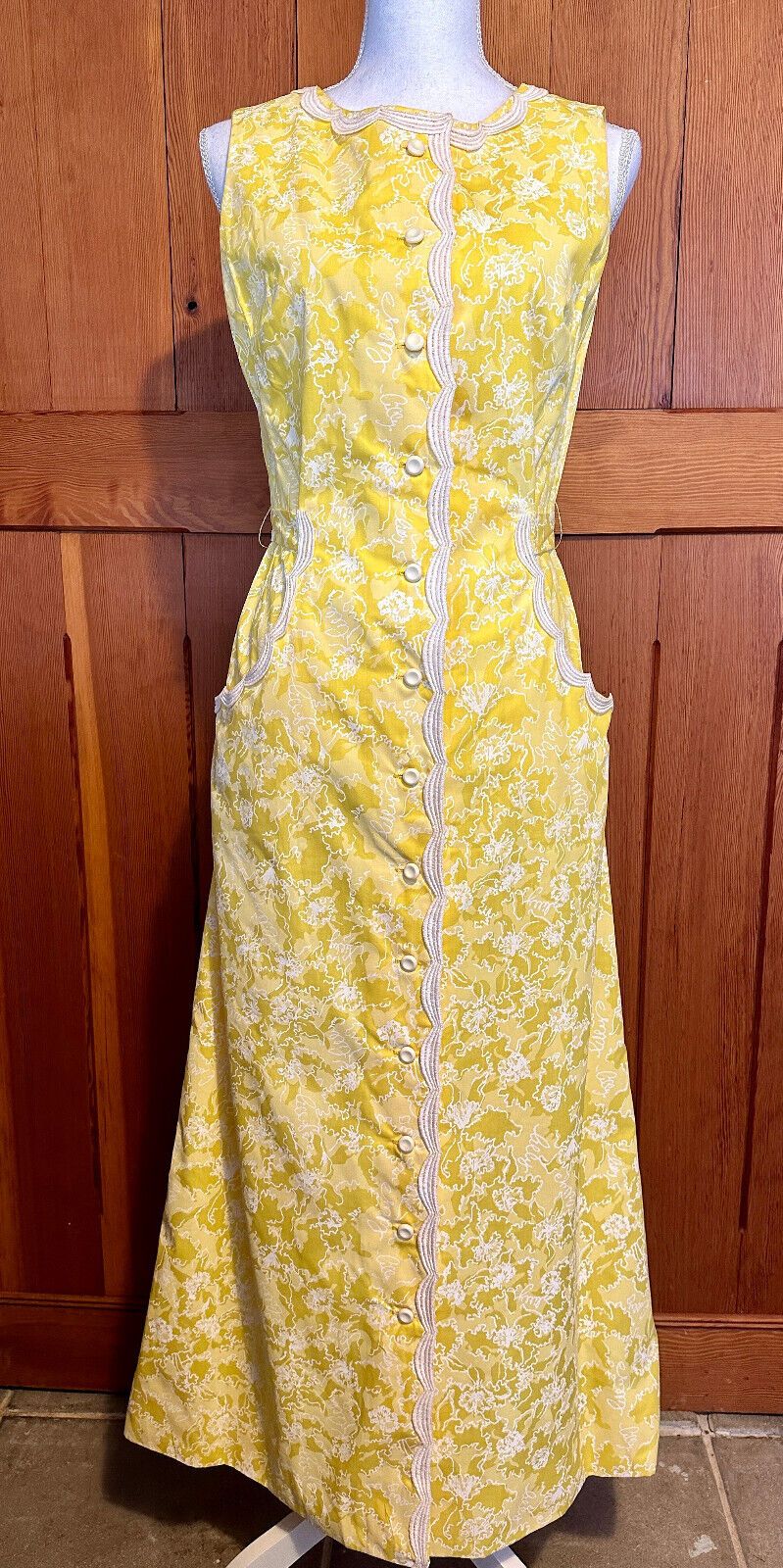 1960's LILLY PULITZER MAXI-DRESS w Lilly's Name Hidden in Design!~ SZ Med.  | eBay | eBay US