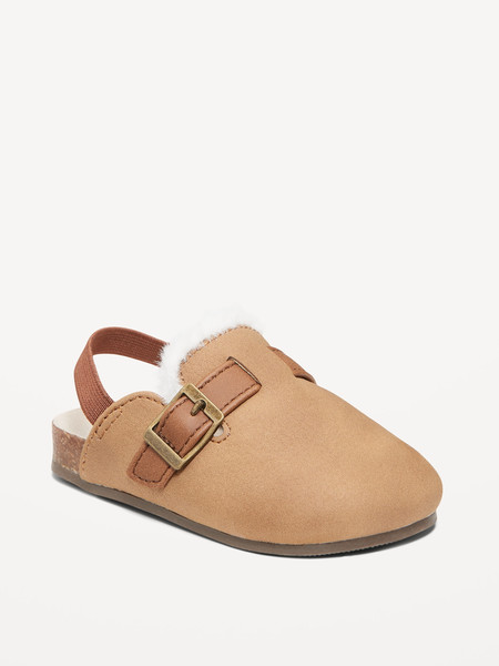 Unisex Faux-Suede Buckled Clog Shoes for Baby | Old Navy (US)