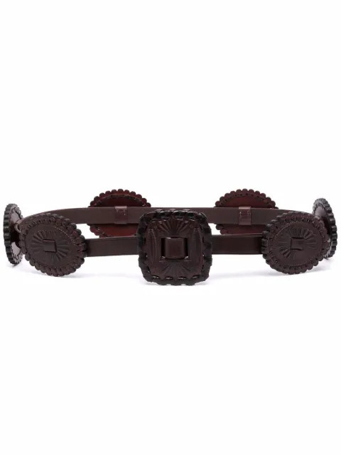 concho-style leather belt | Farfetch (US)