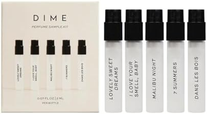 DIME Beauty Perfume Sampler, Hypoallergenic, Clean Perfumes, Eau de Toilette For Women (Set of 5,... | Amazon (US)