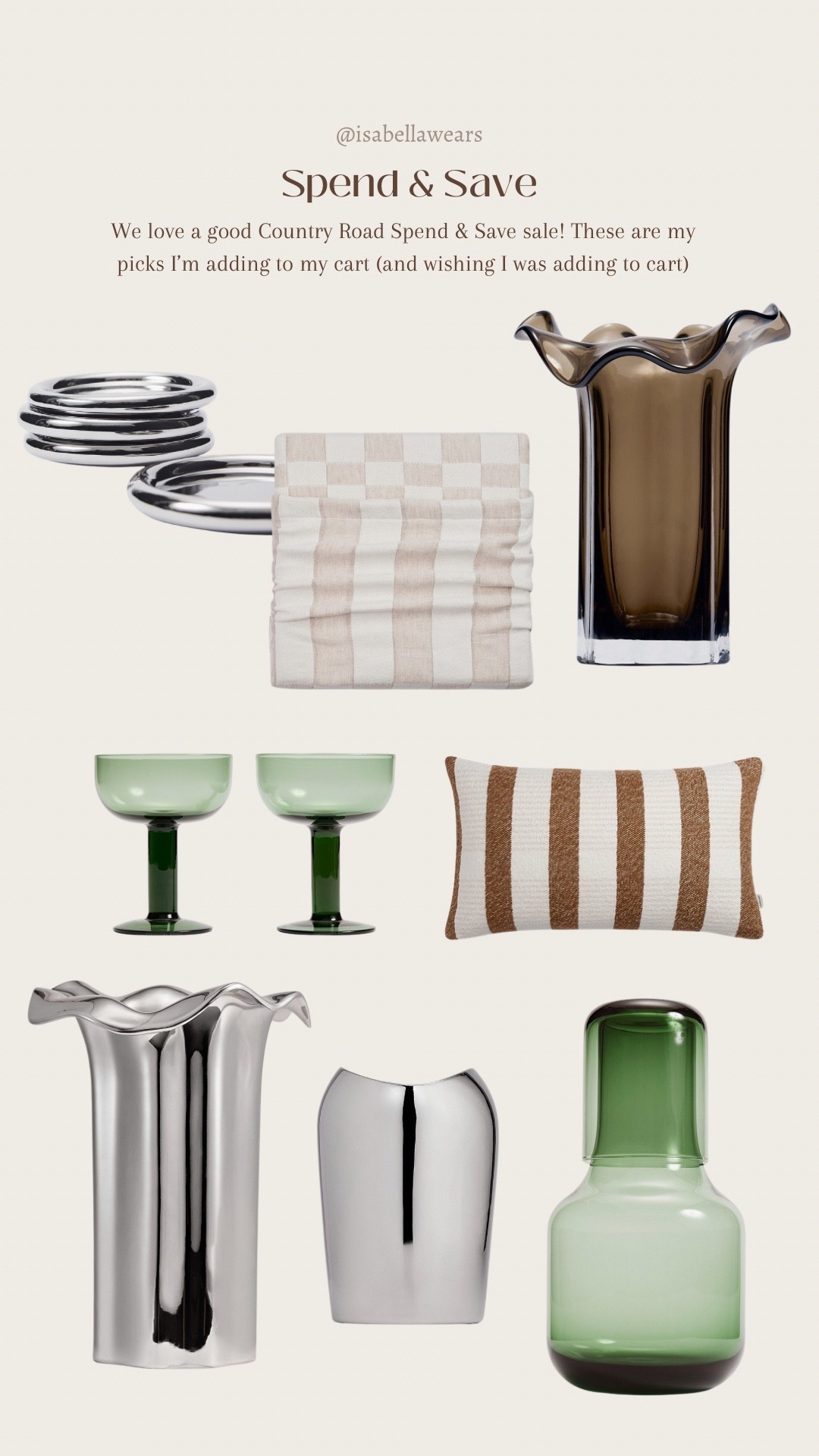 We love a country road spend and save sale! These are my picks at the moment, what should I add to my cart? 😍

#LTKhome #LTKaustralia #LTKsummer