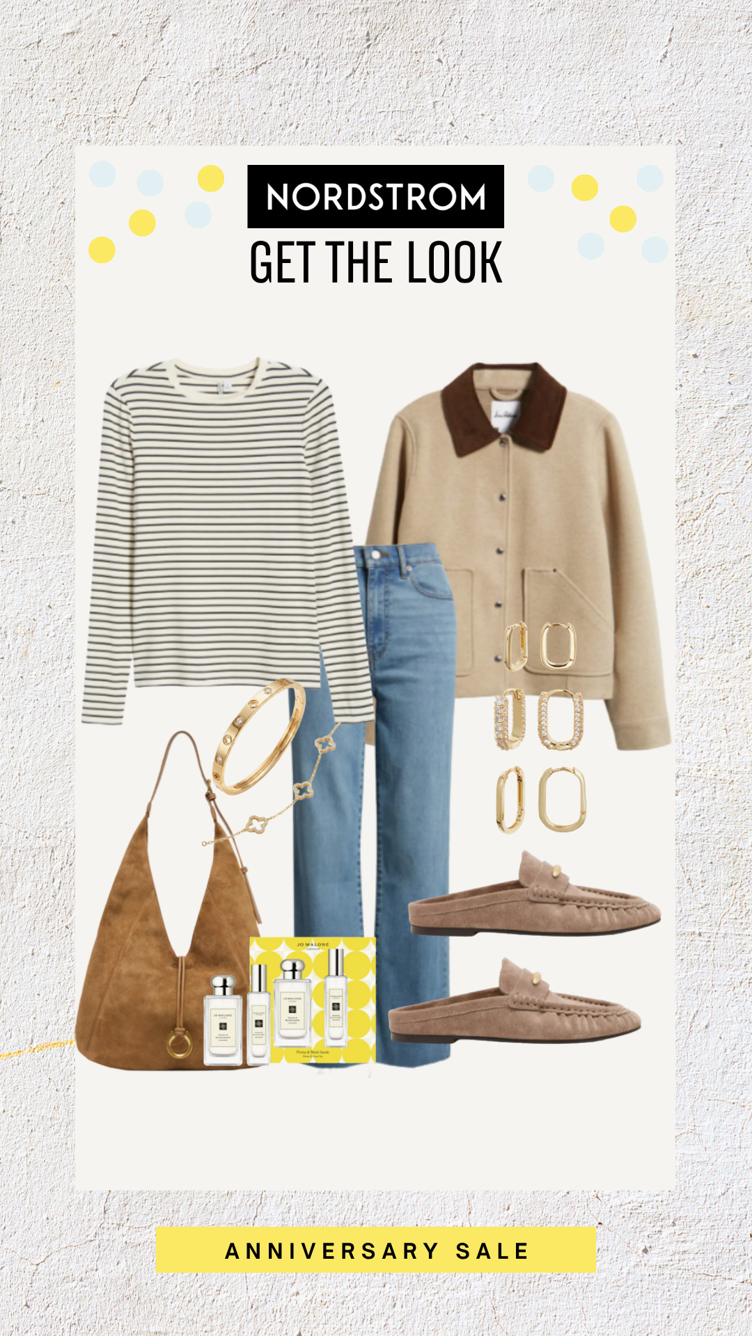An easy striped tee and straight leg jeans make the perfect early fall outfit for everyday wear.

early fall outfit, casual outfit, transitional outfit, weekend outfit, striped long sleeve, straight leg jeans, casual fall style, everyday fall outfit, suede shoulder bag, cozy fall look, Nordstrom Annivesrary Sale, nsale

#LTKSaleAlert