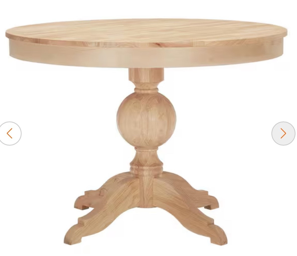 Just bought this unfinished table for a little basement DIY project. Wish us luck! 