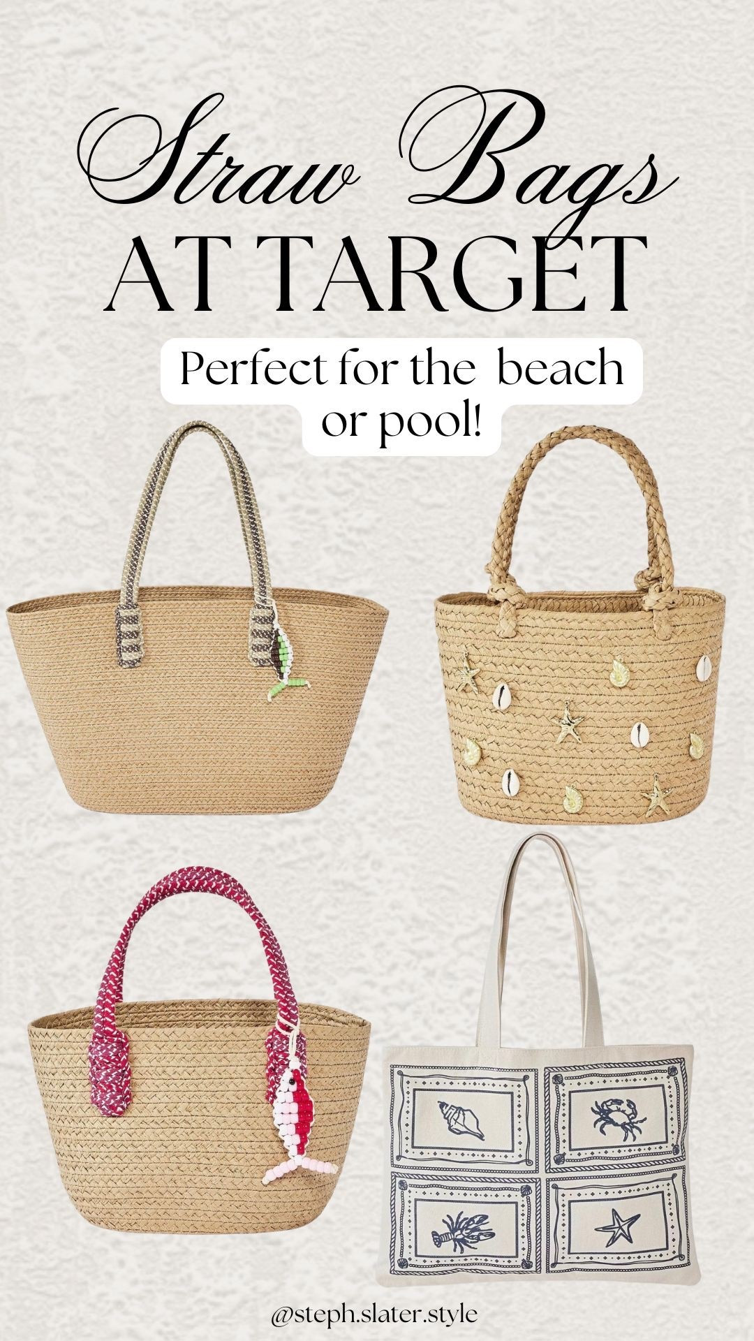 The cutest straw bags from Target  

#LTKSwim #LTKSeasonal
