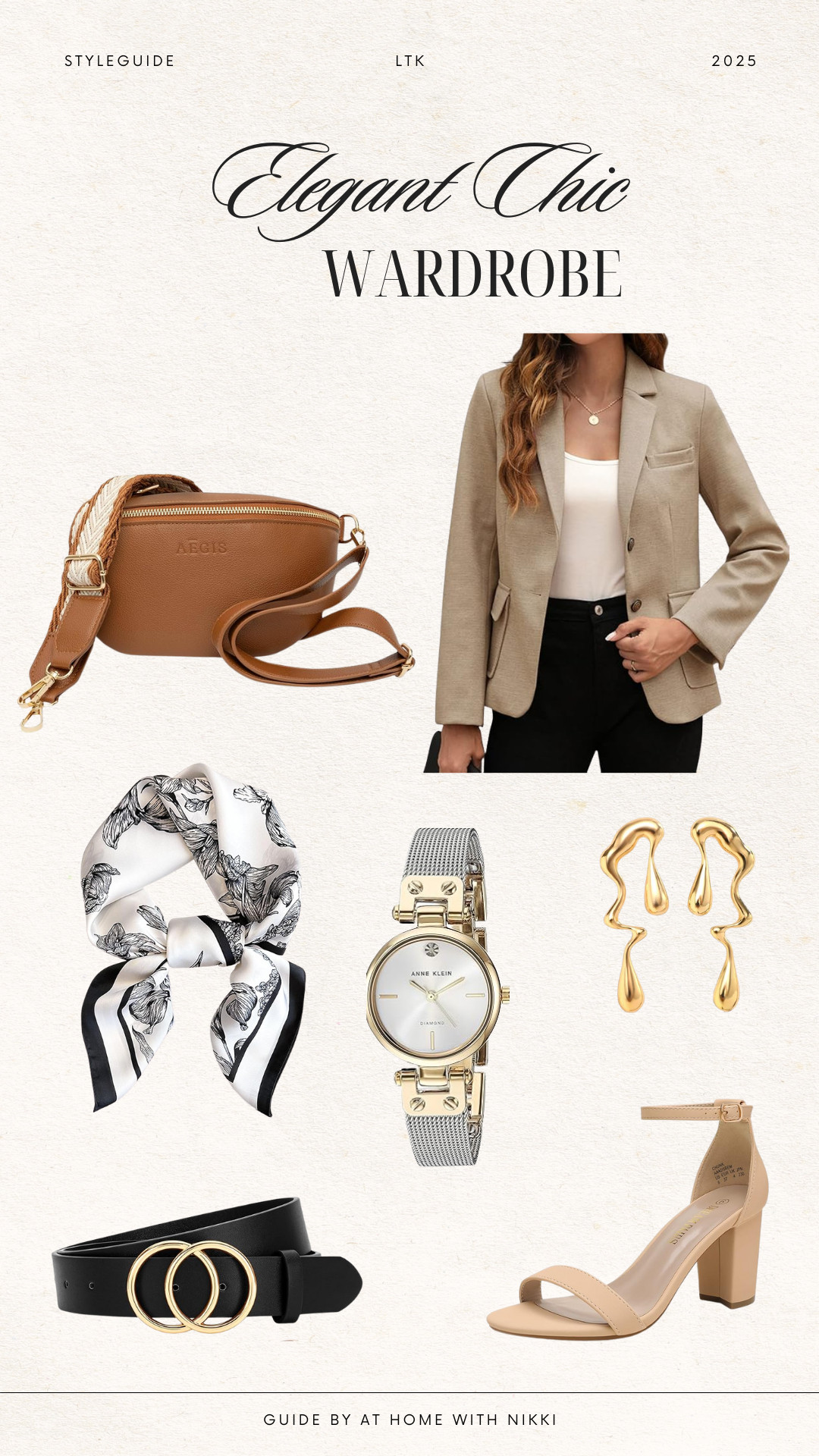 Think timeless silhouettes, crisp tailoring, and that perfect balance between effortlessness and refinement. Whether it’s a structured blazer, a silk blouse, or well-fitted trousers, building an elegant-chic wardrobe means curating with intention. 

 #LTKStyleTip #LTKWorkwear #LTKItBag