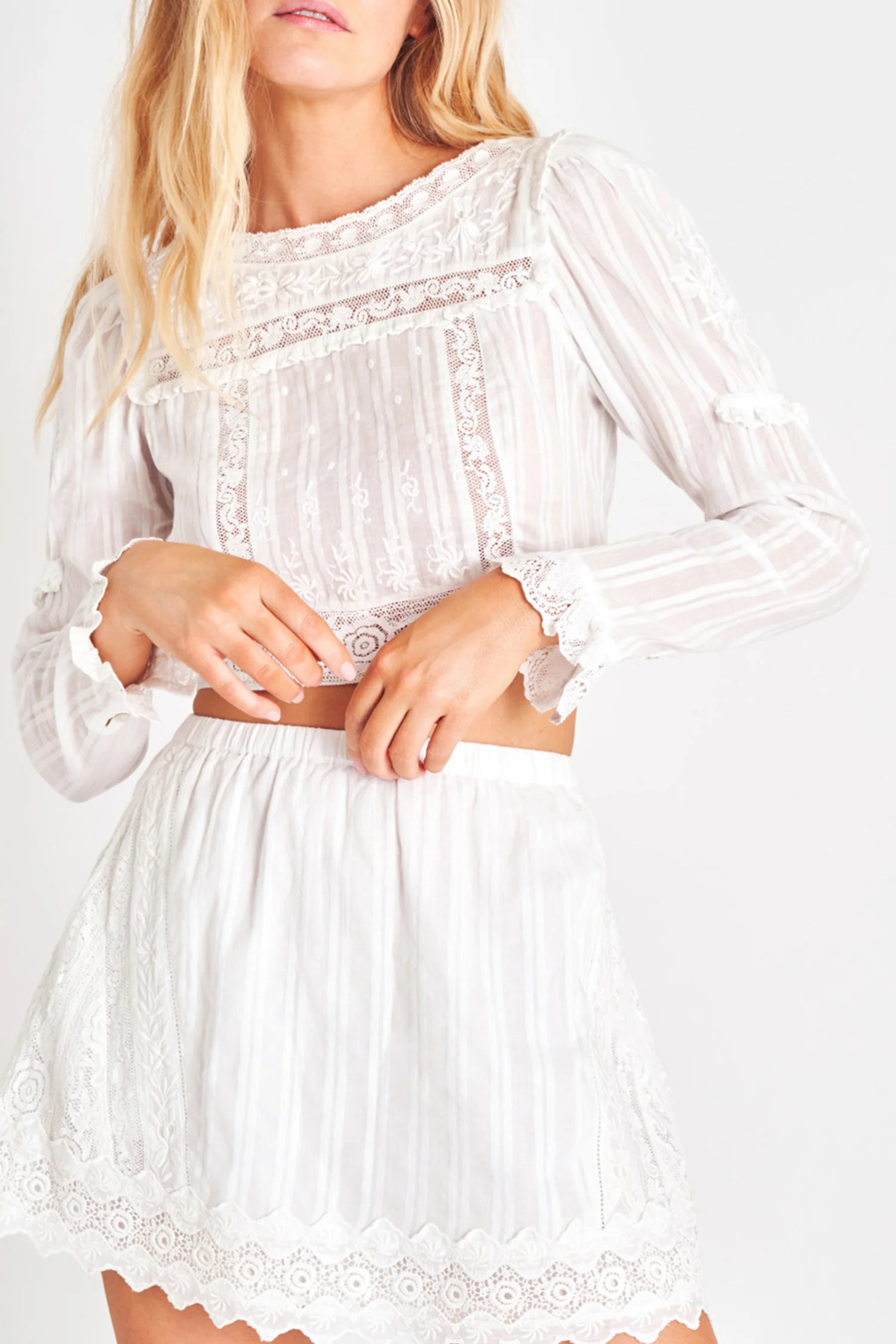 Lautner Crop Top | LOVESHACKFANCY